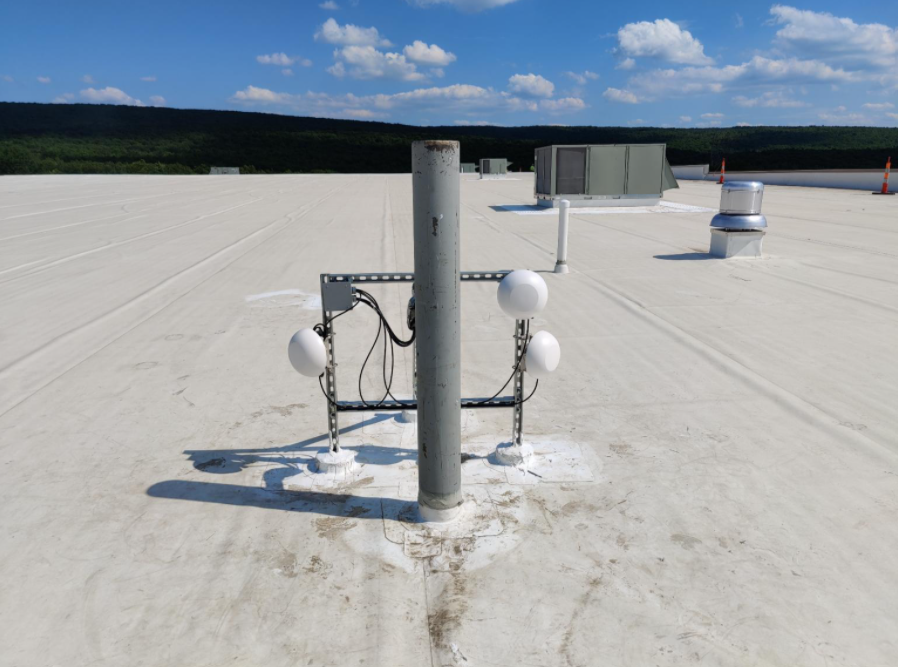 Rooftop dome antennas